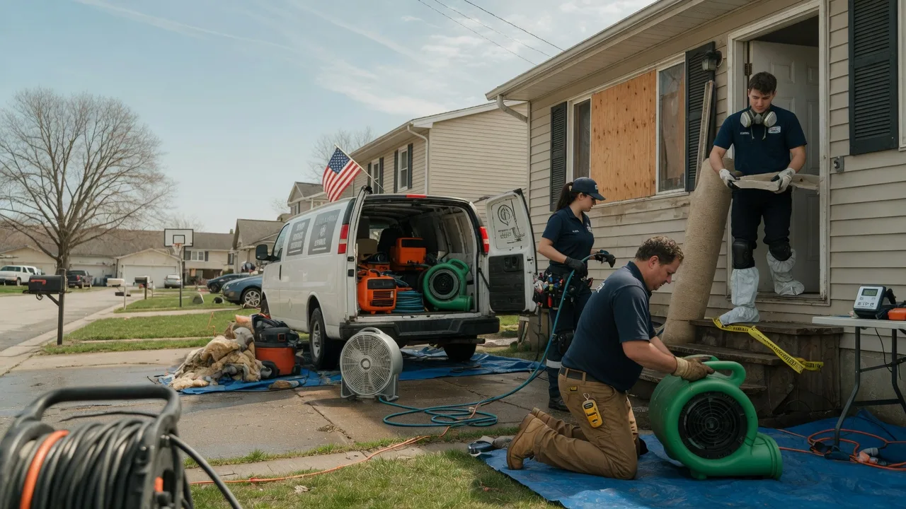 Water Damage Restoration in New Riegel, OH near me